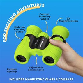 img 3 attached to 🔍 Adventure-Ready Promora Kids Binoculars: Boosted Magnification for Little Explorers
