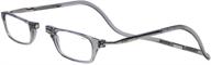 👓 clic xxl magnetic smoke reading glasses +2.00 - stylish and practical eyewear for enhanced vision logo