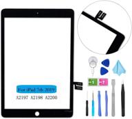 💻 t phael black touch screen digitizer repair kit for ipad 10.2" 2019 ipad 7 7th gen a2197 a2198 a2200 - quality diy repair solution (no home button, tools included) logo