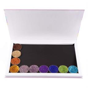 img 1 attached to Allwon Magnetic Adhesive Stickers Eyeshadow Makeup in Makeup Palettes