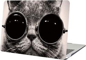 img 4 attached to 🐱 YMIX Plastic Cover Snap on Hard Protective Case for MacBook Air 11" (A1370 & A1465), Stylish Cat Design