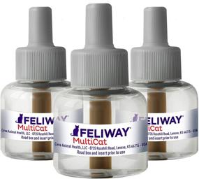 img 4 attached to 🐱 FELIWAY CEVA Animal Health Multicat Feliway Refill - Pack of 3, Basic Version (D89410B-3)