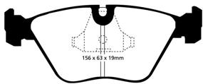 img 1 attached to 🚗 EBC Yellowstuff DP4689R Тормозная накладка для улучшенной производительности на улице и треке