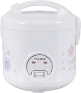 🍚 tayama trc-10r rice cooker & food steamer 10 cup - white логотип