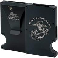 🔒 marine aluminum credit wallet with blocking feature logo