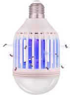 🦟 2-in-1 bug zapper light bulb: mosquito killer lamp and led uv lamp - effective flying moths killer for 110v e26 light bulb socket logo