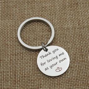 img 2 attached to 🔑 Cherished Mother Wedding Stainless Keychain: Symbol of Eternal Love