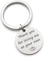 🔑 cherished mother wedding stainless keychain: symbol of eternal love logo