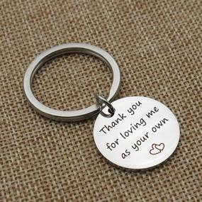 img 1 attached to 🔑 Cherished Mother Wedding Stainless Keychain: Symbol of Eternal Love