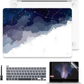 img 4 attached to 🌟 Batianda MacBook Pro 13 Inch Case 2020 Release A2338 M1 A2289 A2251 | 3D Painting Hard Shell + Keyboard Cover | Retina Display & Touch Bar | Blue Starry Sky