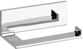 img 4 attached to 🚽 Enhance Your Bathroom with the Sleek DELTA Vero Toilet Paper Holder in Polished Chrome - 77750