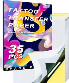 img 4 attached to 🖨️ 35 PCS Tattoo Transfer Paper for Tattooing - Easy to Use Tattoo Stencil Paper, Clear &amp; Dark - Compatible with Tattoo Stencil Printer Machine, Size: 8.3&#34;x11.7&#34;