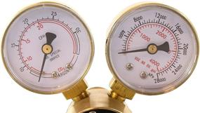 img 3 attached to 🔧 High-Performance SÜA Industrial Argon Regulator/Flowmeter Gauges and 5 Feet Hose for MIG and TIG Welders