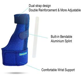 img 2 attached to Trigger Thumb Splint Stabilizer Tendonitis Outdoor Recreation