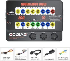 img 4 attached to 🔌 GODIAG GT100 OBDII Breakout Box – ECU Bench Connector & Protocol Detector for OBD Diagnostic Port Testing