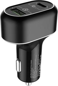 img 4 attached to 🔌 Ziplified USB C Car Charger: 45W Power Delivery 3.0 & 18W QC 3.0 Dual Port Adapter for MacBook, iPhone, Samsung Galaxy, Pixel, and More