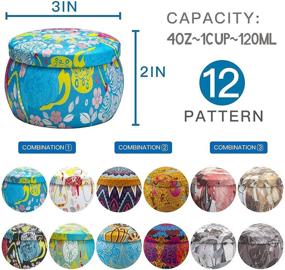 img 3 attached to 🕯️ Premium 24-Pack 4.4oz Candle Tins - Ideal for DIY Candle Making & Holiday Gifts!