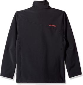 img 1 attached to Spyder Youth Softshell Jacket Black Boys' Clothing and Jackets & Coats