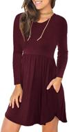 unbranded womens sleeve dresses pockets logo