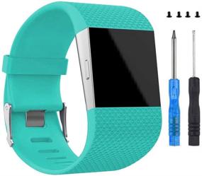 img 4 attached to VINIKI Sport Waterproof Compatible Fitbit Wearable Technology