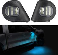 🚗 jinfili синий 24smd светодиодный боковой зеркальный светильник сборки для замены в dodge ram 1500 2500 3500 4500 5500 - пара логотип