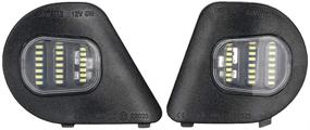 img 2 attached to 🚗 Jinfili синий 24SMD светодиодный боковой зеркальный светильник сборки для замены в Dodge Ram 1500 2500 3500 4500 5500 - пара