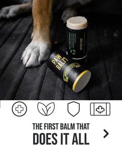 img 3 attached to 🐾 Winter Dog Paw Protection Balm - Shields Dog Paw Pads from Snow, Ice, Salt, and Rough Terrain. Lick-Safe and Vegan. Ideal Paw Soother for Hikers.