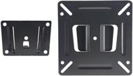 🖥️ 14-24 inch led lcd monitor wall mount: low profile flat curved screen tv or computer bracket logo