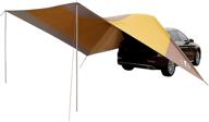 ultra large waterproof ripstop car awning with 4 poles for suv overlanding, camping, picnic activities and more by hasika логотип