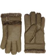 🧤 yiseven shearling sheepskin mittens: stylish and adjustable men's accessories and gloves & mittens logo