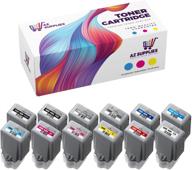 🖨️ 12-pack compatible az ink cartridge replacement for canon pfi-1000, for use in imageprograf pro-1000 (pb, mb, c, m, y, r, pm, gy, pc, co, pg, b) logo