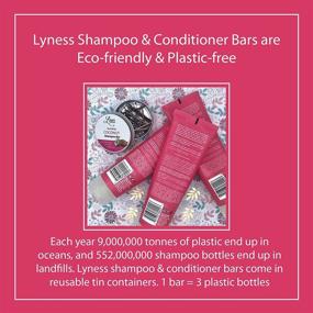 img 1 attached to Lyness Organic Blueberry Shampoo & Conditioner Bar Set: Natural, Eco-Friendly, and Plastic-Free