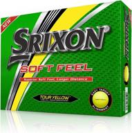 srixon soft balls yellow dozen logo