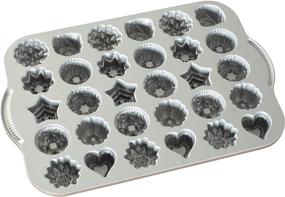 img 1 attached to 🍰 Premium Nordic Ware Cast-Aluminum Nonstick Tea-Cake and Candy Mold: Perfect for Exquisite Treats!