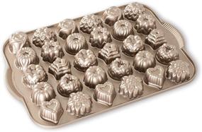 img 4 attached to 🍰 Premium Nordic Ware Cast-Aluminum Nonstick Tea-Cake and Candy Mold: Perfect for Exquisite Treats!