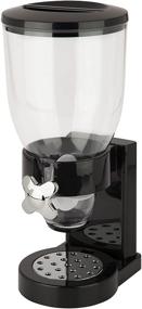 img 3 attached to 🍯 Honey-Can-Do Dry Food Dispenser with Single Control in Black and Chrome