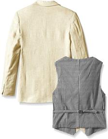 img 2 attached to Isaac Mizrahi Boys Linen Outfit for Boys' Clothing