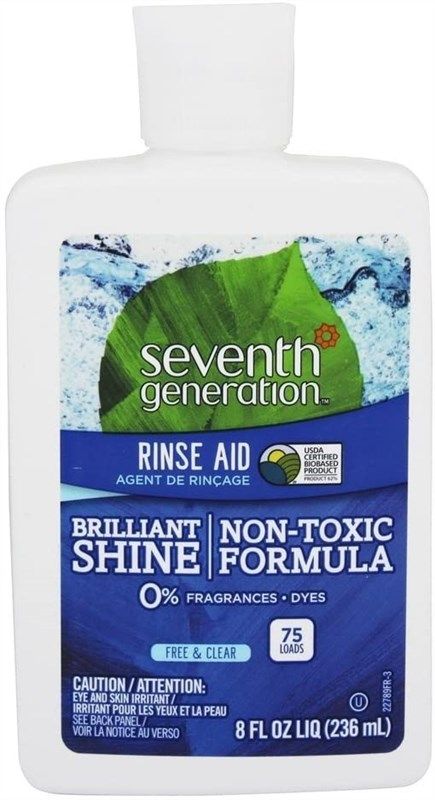 seventh generation dishwasher rinse aid household supplies 标志