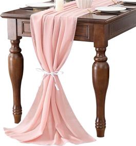 img 4 attached to 🌸 Beauty in Bloom: Joybest Blushing Chiffon Romantic Decorations