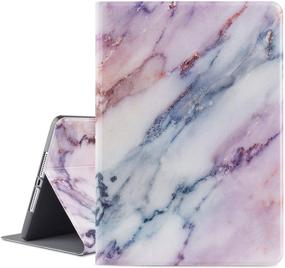 img 4 attached to 📱 Vimorco iPad Air 3rd Gen 10.5 Inch 2019 Case / 2017 iPad Pro 10.5 Case - Ultra Slim Lightweight Smart Cover with Auto Wake/Sleep, Folio Premium Leather Shell Stand, Pink Marble Design