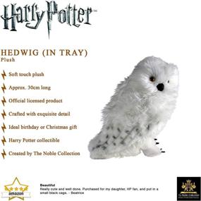 img 2 attached to 🦉 The Noble Collection Harry Potter Hedwig Plush: Unleash the Magic with This Authentic and Cuddly Collectible!