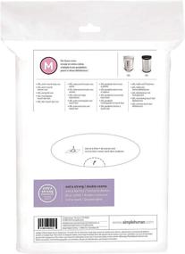 img 1 attached to 🗑️ simplehuman Code M Trash Bags: 45L/12 Gallon, 12 Refill Packs (240 Count)