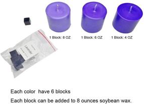 img 2 attached to Vibrant and Versatile: Enhance your Soy Candles with our DIY Soy Candle Dye Cube Coloring Wax Blocks, 12 Dye Colors and 72 Cubes for Scented Candle Making