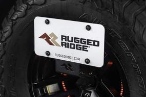 img 1 attached to Rugged Ridge 11585.25 Перемещающаяся кронштейнная пластина для джипа Wrangler JL - Заднее крепление