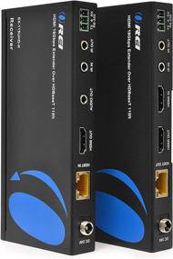 img 4 attached to 🔌 OREI HDBaseT 4K 60Hz HDMI Extender через Ethernet LAN-кабель - До 115 футов - ИК, CEC, RS-232, PoC