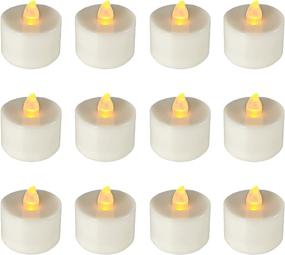 img 4 attached to 🕯️ Lumabase 36212 Amber Battery Operated LED Tea Light Candles: Effortless Ambiance On-The-Go