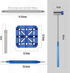 img 2 attached to Watch Repair Kit 120 Pcs - ⌚ Battery Replacement, Back Removal, Band Adjustment Tool Set