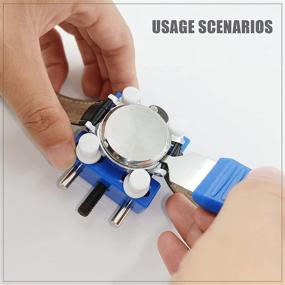 img 1 attached to Watch Repair Kit 120 Pcs - ⌚ Battery Replacement, Back Removal, Band Adjustment Tool Set