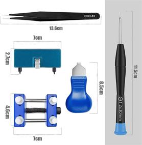 img 3 attached to Watch Repair Kit 120 Pcs - ⌚ Battery Replacement, Back Removal, Band Adjustment Tool Set