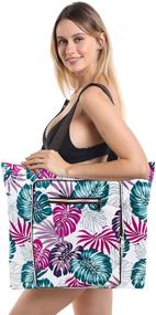 img 3 attached to Utility Flamingo Foldable Waterproof Girlfriend Women's Handbags & Wallets and Totes